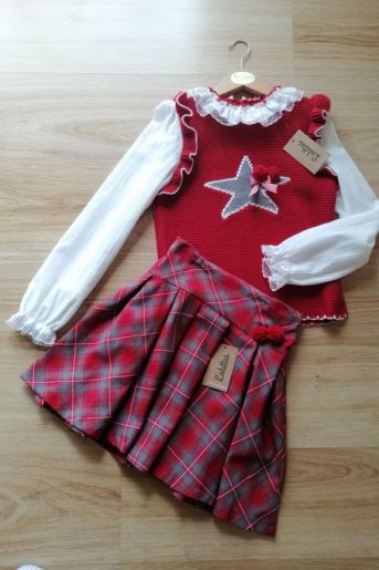 Conjunto de falda y jersey Nadal de Lolittos